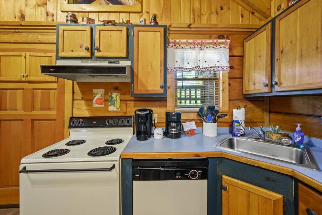 Do Not Disturb - Pigeon Forge Smoky Mountain Studio Cabin, Hot Tub, Fireplace Екстер'єр фото
